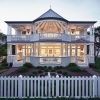 Luxury beachfront home construction