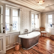 Custom master bathroom