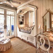Custom nook and French doors