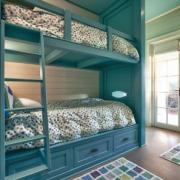 Built in bunk beds