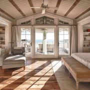 Master bedroom with a view